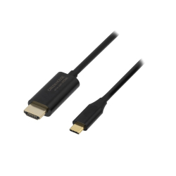 商品画像:USB Type-C-HDMIミラーリングケーブル 2m GH-HALTB2-BK