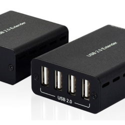 商品画像:USBカメラ対応 USB2.0延長器(最大50m) CH-710TX/RX