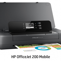 商品画像:<Officejet>ビジネスプリンター 200 Mobile(4色(3色+BK)インクジェット/W-LAN/USB2.0/A4/モバイル) CZ993A#ABJ