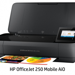 商品画像:<OfficeJet>ビジネスプリンター複合機 250 Mobile AiO(4色(3色+BK)インクジェット/W-LAN/USB2.0/A4/プリンター/スキャナー/コピー/モバイル) CZ992A#ABJ