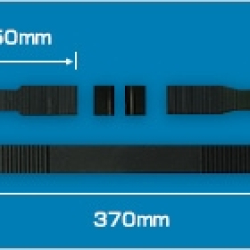 商品画像:バンドストッパー(黒色1個)デスクトップ用X2セット BANBL-2