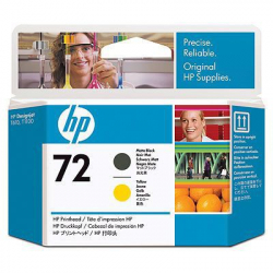 商品画像:HP72 プリントヘッド マットブラック/イエロー C9384A