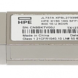 商品画像:HPE X130 10G SFP+ LC BiDi 10-U Transceiver JL737A