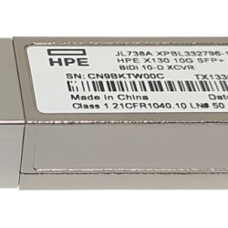 商品画像:HPE X130 10G SFP+ LC BiDi 10-D Transceiver JL738A
