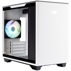 商品画像:<A3 White>垂直エアフロー構造/MicroATXケース/ARGB120mmファンx1標準搭載 IW-CS-A3WHI-1AM120S