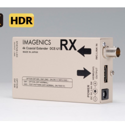 商品画像:4K対応 HDMI同軸延長器・受信器 DCE-U1RX