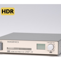 商品画像:4K HDMI(DVI)1入力4分配器 UHD-14