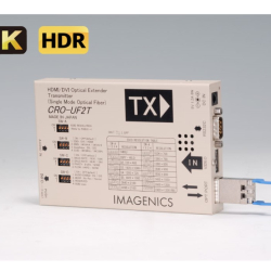 商品画像:4K対応 HDMI光延長器・送信器(シングルモードファイバー) CRO-UF2T