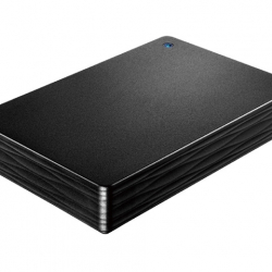 商品画像:USB 3.1 Gen 1/2.0対応ポータブルハードディスク「カクうす Lite」ブラック 5TB HDPH-UT5DKR