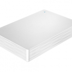 商品画像:USB 3.1 Gen 1/2.0対応ポータブルハードディスク「カクうす Lite」ホワイト 2TB HDPH-UT2DWR