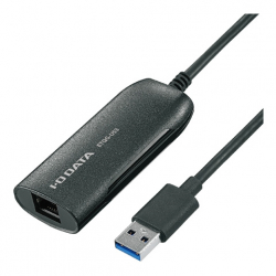 商品画像:USB 3.2 Gen1(USB 3.0)接続 2.5GbE LANアダプター ETQG-US3