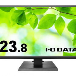 商品画像:「5年保証」広視野角ADSパネル採用 DisplayPort搭載23.8型ワイド液晶ディスプレイ 黒 LCD-DF241EDB-A