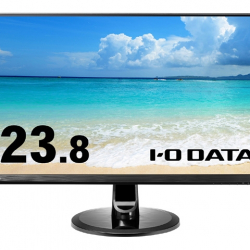 商品画像:「5年保証」広視野角ADSパネル採用&WQHD対応23.8型ワイド液晶ディスプレイ LCD-MQ241XDB-A