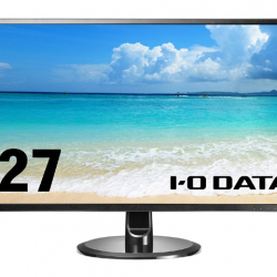 商品画像:「5年保証」広視野角ADSパネル採用&WQHD対応27型ワイド液晶ディスプレイ LCD-MQ271XDB-A