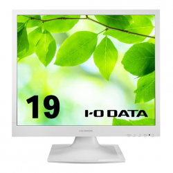商品画像:「5年保証」19型スクエア液晶ディスプレイ ホワイト LCD-AD192SEDSW-A