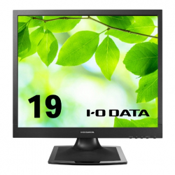 商品画像:「5年保証」19型スクエア液晶ディスプレイ ブラック LCD-AD192SEDSB-A