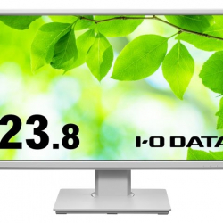商品画像:「5年保証」フリースタイルスタンド&広視野角ADSパネル採用23.8型ワイド液晶 ホワイト LCD-DF241EDW-F