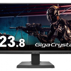 商品画像:「5年保証」75Hz対応&PS4(R)用23.8型ゲーミングモニター「GigaCrysta」 LCD-GC241SXDB
