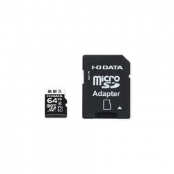 商品画像:高耐久 Class 10対応 microSDカード 64GB MSD-DR64G