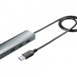 商品画像:USB 3.2 Gen 1(USB 3.0)ハブ搭載ギガビットLANアダプター US3-HB3ETG2