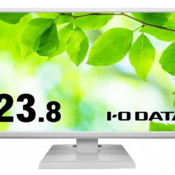 商品画像:「5年保証」広視野角ADSパネル採用 DisplayPort搭載23.8型ワイド液晶 白(抗菌モデル) LCD-DF241EDW-A-AG