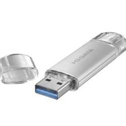 商品画像:USB-A&USB-C 搭載USBメモリー(USB 3.2 Gen 1)16GB シルバー U3C-STD16G/S