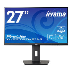 商品画像:27型ワイド液晶ディスプレイ ProLite XUB2792HSU-5(1920x1080/IPS方式/D-SUB/HDMI/DisplayPort/ブラック/昇降・回転) XUB2792HSU-B5