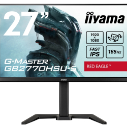 商品画像:27型ワイド液晶ディスプレイ G-MASTER GB2770HSU(1920x1080/IPS方式パネル※FAST IPS/HDMI/DisplayPort/昇降/回転/ブラック) GB2770HSU-B5