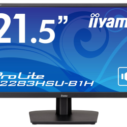 商品画像:21.5型ワイド液晶ディスプレイ ProLite X2283HSU-1H(VA方式パネル/1920x1080/HDMI/DisplayPort/ブラック) X2283HSU-B1H