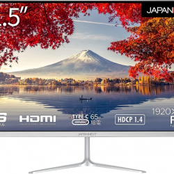 商品画像:21.5インチ 液晶ディスプレイ(1920x1080/IPS/非光沢/HDMI/Type-C65W給電/チルト/2年保証) JN-IPS215FHD-C65W