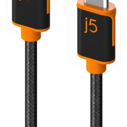 商品画像:USB-C to C 充電/通信ケーブル PD 60W対応 1.8m JUCX24