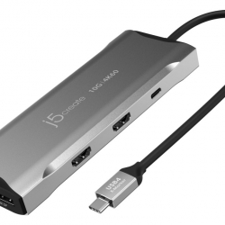 商品画像:USB3.2 MST USB-C 11in1マルチアダプター JCD397