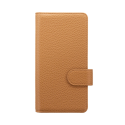 商品画像:AQUOS sense6 SH-54B/SHG05/AQUOS sense6s SHG07 多収納PUレザーフラップケース「Alotto」キャメル LP-D21WQ1ALTCA
