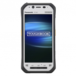 商品画像:<TOUGHBOOK>スマートフォン FZ-N1E ソフトバンク対応モデル(SDM660/3GB/32GB/4.7型ワイドタッチ(HD)/LTE/W-LAN/BT5.0/microUSB/3.5mm/nanoSIM/microSD等/IP66/68/Android 9.0/バーコードリーダー/電池S) FZ-N1ESEAZKJ