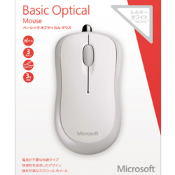<日本マイクロソフト>Microsoft Basic Optical Mouse for Business Mac/Win USB Japanese 1 License White 4YH-00004