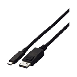 商品画像:USB Type-C/DisplayPortケーブル 2.0m ブラック CP200-BK