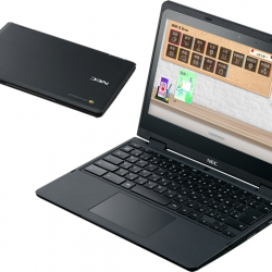 商品画像:Chromebook Y3(Wi-Fiモデル)/Chrome OS/Celeron N4500(1.1GHz)/11.6HD(タッチ)/eMMC 32GB/4GB PC-YAY11W21A4J3
