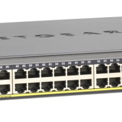 商品画像:NETGEAR  POE+対応(760W)ギガビット48ポート スマートスイッチ GS752TPP-100AJS