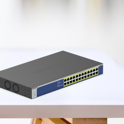 商品画像:NETGEAR GS524PP PoE+対応(300W)ギガビット24ポート アンマネージスイッチ  GS524PP-100AJS