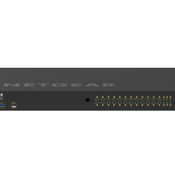 商品画像:PROAV向けPOE+対応(300W)1Gポートx26 SFPスロットx4 フルマネージスイッチ(GSM4230P) GSM4230P-100AJS