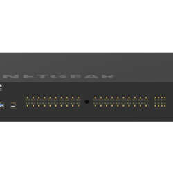 商品画像:ProAV向けUltra90 PoE++対応(2880W)1Gポートx40 SFP+スロットx8 フルマネージスイッチ GSM4248UX-100AJS