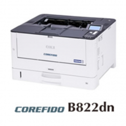 商品画像:<5年間無償保証/メンテナンス品無償提供>A3モノクロLEDプリンタB822dn スタンダードモデル COREFIDO2 B822DN