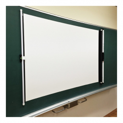 商品画像:マグネットスクリーン 曲面・平面黒板用/モバイルタイプ/70型 WSM-070WC-MH2-3