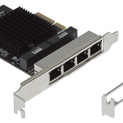 商品画像:Planex PCIeバス対応 2.5GBASE-T 4ポート LANアダプター  GPE-2500-4T