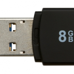 商品画像:USBフラッシュメモリー16GB黒 PFU-XJF/16GBK