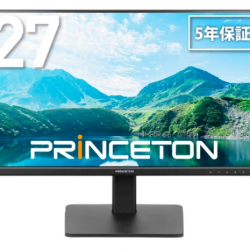 商品画像:広視野角パネル採用 白色LEDバックライト 27型ワイドカラー液晶ディスプレイ(ブラック) PTFBLD-27W