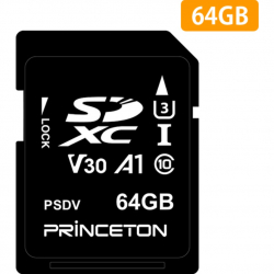 商品画像:64GB ビデオ録画用 SDXCカード UHS-I V30対応 PSDV-64G