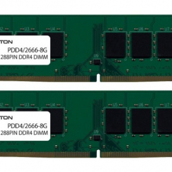 商品画像:16GB(8GB 2枚組)PC4-21300(DDR4-2666)288PIN UDIMM PDD4/2666-8GX2