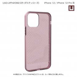 商品画像:U by UAG製 LUCENT ダスティローズ iPhone 12 Pro/12 用 UAG-UIPH20M2-DR