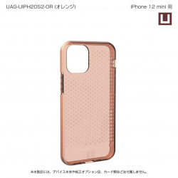商品画像:U by UAG製 LUCENT オレンジ iPhone 12 mini 用 UAG-UIPH20S2-OR